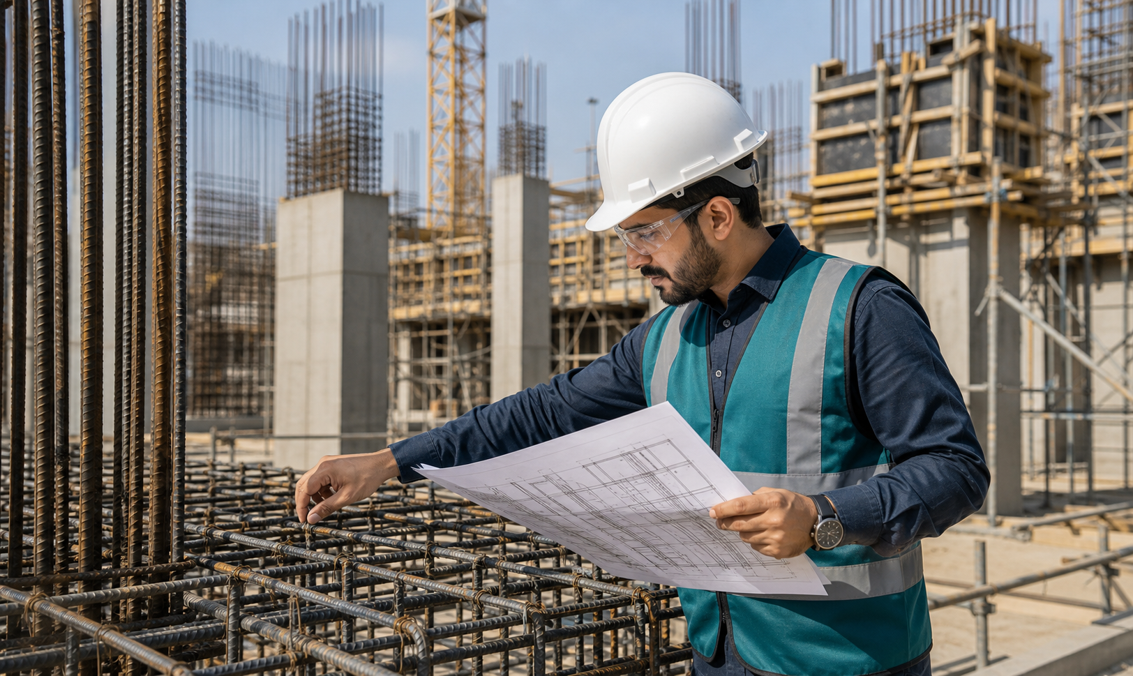 خدمة مراجعة المخططات الإنشائية وفق كود البناء السعودي