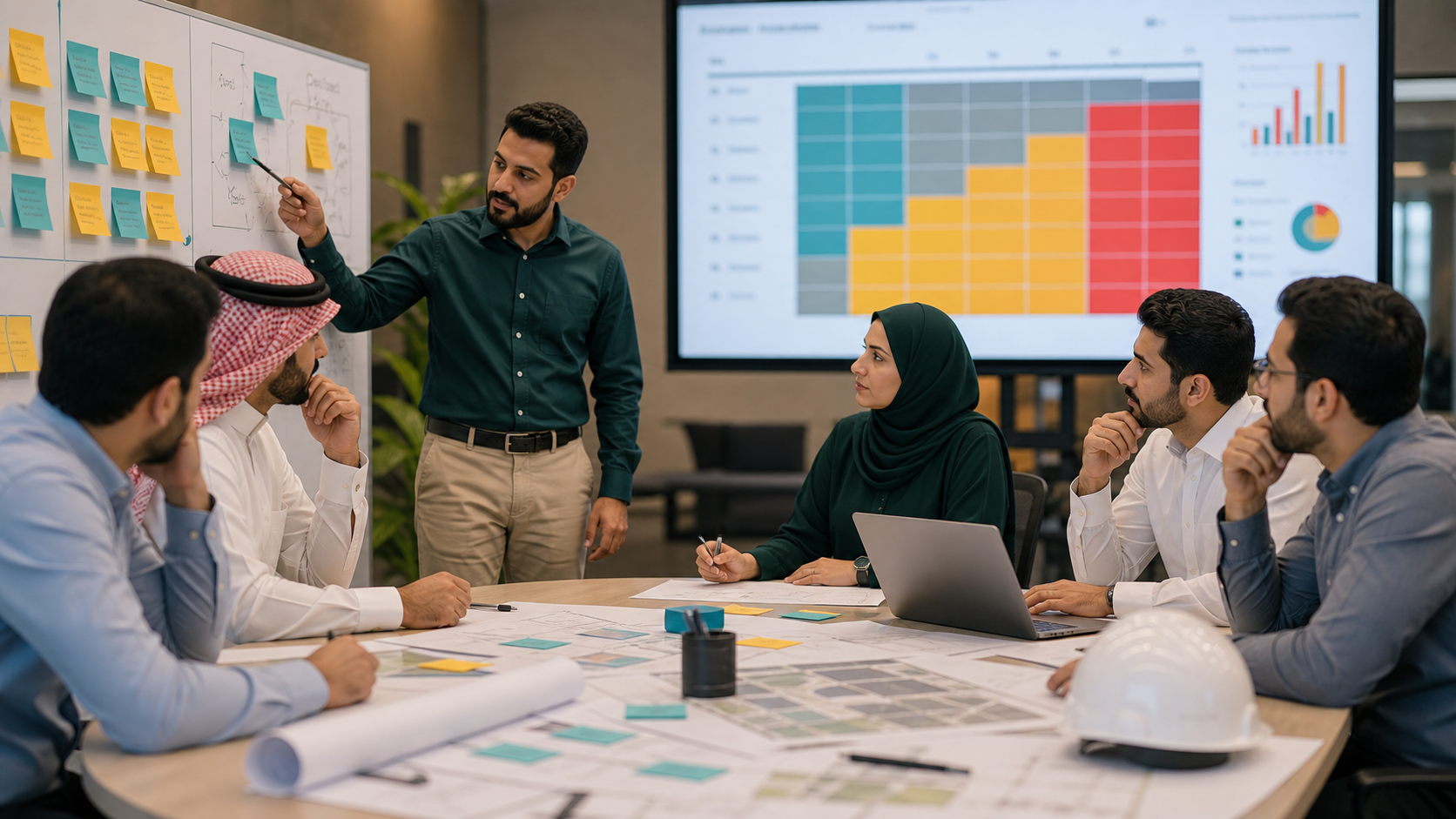 ورشة حول إدارة المخاطر في المشاريع الهندسية