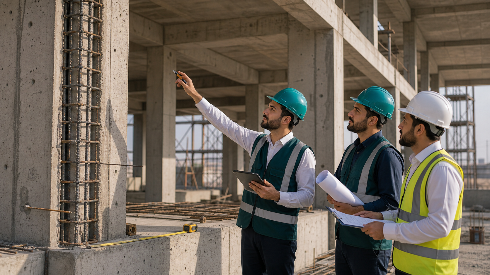 تحديث معايير استلام أعمال العظم في المشاريع الإنشائية