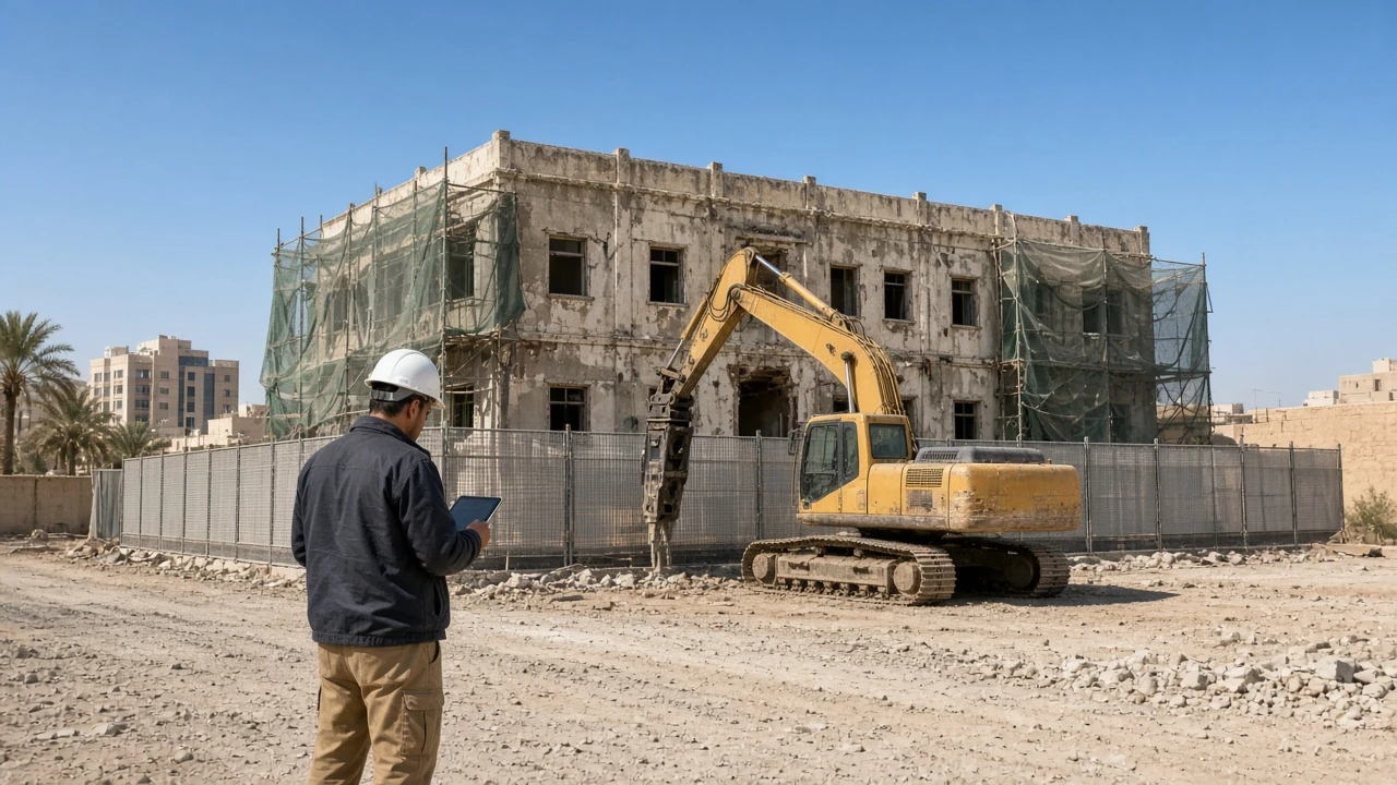 تجهيز متطلبات رخصة الهدم للمباني القائمة في الرياض